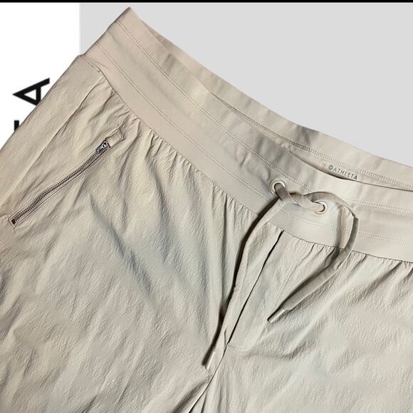 ATHLETA TREKKIE NORTH JOGGER YOGA PILATES ATHLEISURE OATMEAL 3X 26 - Picture 6 of 11